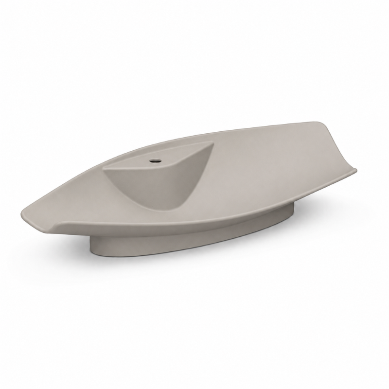 Scarabeo Kong 110R lay-on washbasin Matt Sand 1090mm — sandy matte Pakistan, Sardar & Co