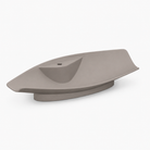 Scarabeo Kong 110R lay-on washbasin Matt Tobacco 1090mm — warm dark brown Pakistan, Sardar & Co