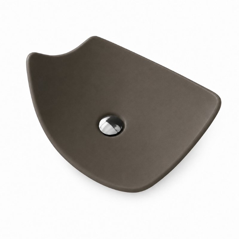 Scarabeo Kong modern washbasin Ardesia — slate grey contemporary Pakistan, Sardar & Co