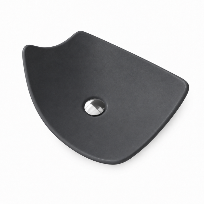 Scarabeo Kong modern washbasin Matt Night — matte black contemporary Pakistan, Sardar & Co