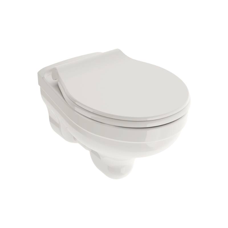 Bocchi Taormina Pro rimless toilet Pakistan compact wall hung 520mm — without bidet pipe, Sardar & Co