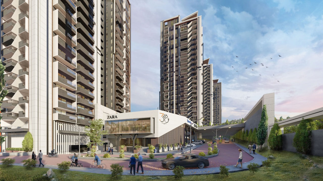 The 360 Residences Islamabad luxury bathrooms with imported sanitary fittings from Sardar & Co Pakistan.