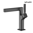 Valvex ALIBI one-hole basin mixer in Black — single lever washbasin tap, Sardar & Co Pakistan
