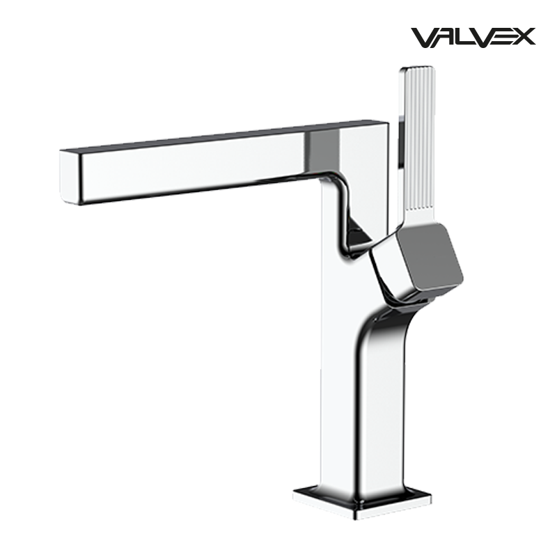 Valvex ALIBI one-hole basin mixer in Chrome — single lever washbasin tap, Sardar & Co Pakistan
