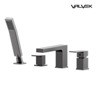 Valvex ARS 4-hole bath mixer with accessories in Gunmetal, Sardar & Co Pakistan