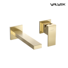Valvex ARS concealed basin faucet with spout in Brushed Gold, Sardar & Co Pakistan