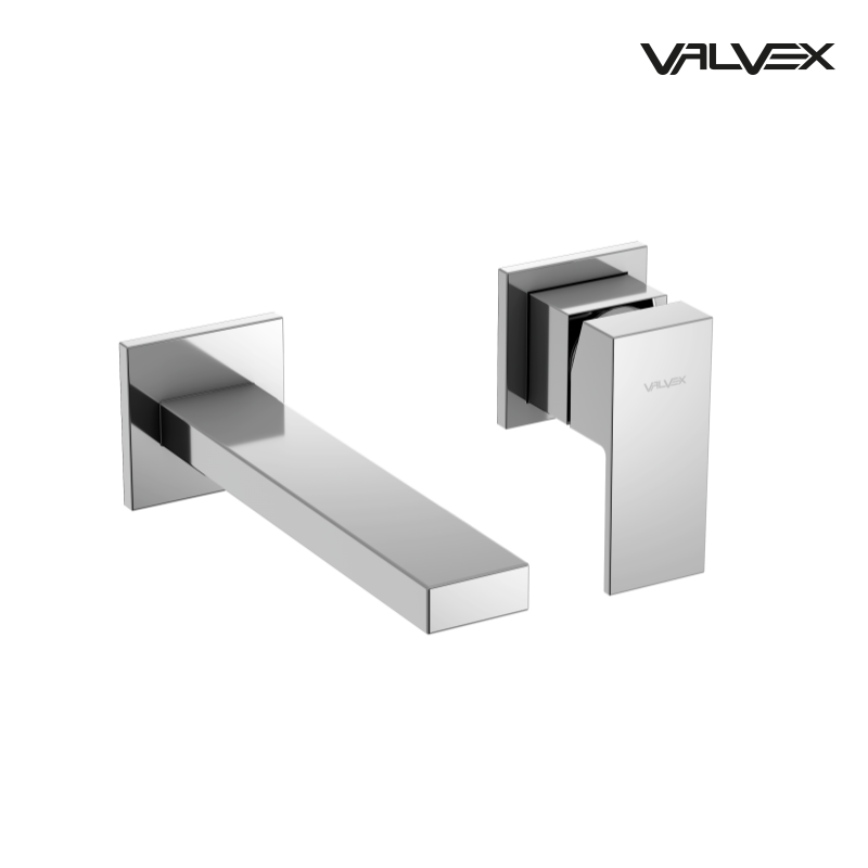 Valvex ARS concealed basin faucet with spout in Chrome, Sardar & Co Pakistan