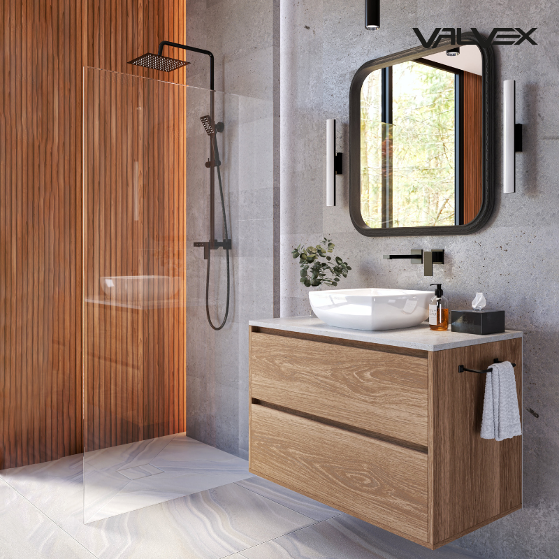 Valvex ARS concealed basin faucet installed on wall-mounted basin, Sardar & Co Rawalpindi
