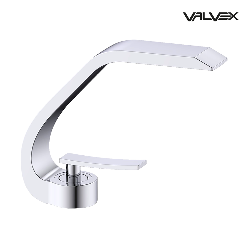 Valvex ASSO one-hole basin mixer in Chrome — compact washbasin tap, Sardar & Co Pakistan