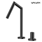 Valvex AVOLA 2-hole basin mixer in Black — single lever with fixed spout, Sardar & Co Pakistan