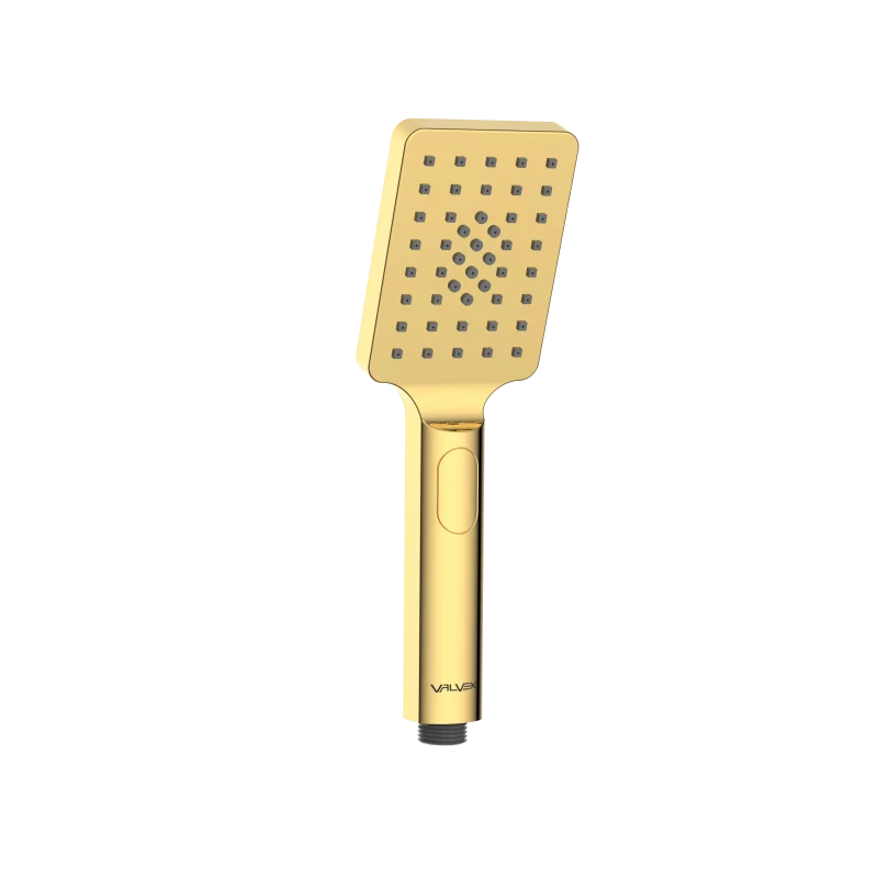alvex DALI 3-function hand shower in Brushed Gold — Magic Click shower head, Sardar & Co Pakistan