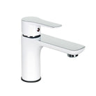 Valvex DALI basin mixer in White/Chrome with pop-up drain, Sardar & Co Pakistan