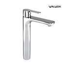 Valvex DALI high basin mixer in Chrome — tall single-lever tap for vessel basins, Sardar & Co Pakistan