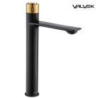 Valvex DECOR high standing basin tap in Black/Gold, Sardar & Co Pakistan