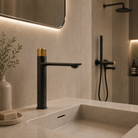 Valvex DECOR high standing basin tap installed on vessel basin, Sardar & Co Rawalpindi