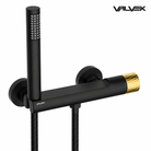 Valvex DECOR shower faucet set in Black/Gold, Sardar & Co Pakistan