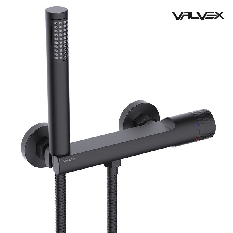 Valvex DECOR shower faucet set in Black, Sardar & Co Pakistan