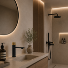 Valvex DECOR standing basin tap installed on washbasin, Sardar & Co Rawalpindi