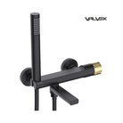 Valvex DECOR wall mounted bath mixer in Black/Gold, Sardar & Co Pakistan