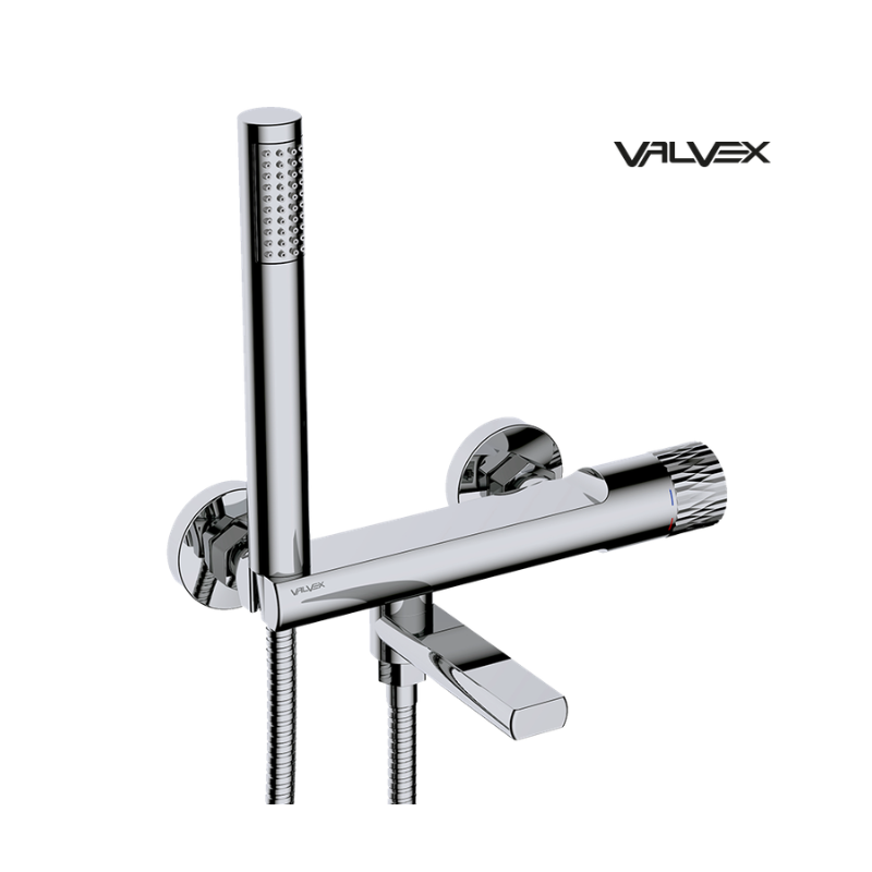 Valvex DECOR wall mounted bath mixer in Chrome, Sardar & Co Pakistan