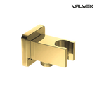 Valvex Kvadro Plus wall supply elbow in Gold — square-design connector, Sardar & Co Pakistan