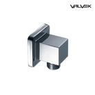 Valvex Kvadro wall supply elbow in Chrome — square-design connector, Sardar & Co Pakistan