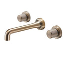 Wall Mounted Washbasin Faucet Pakistan in PVD Champagne Gold — OMSA Rubinetterie FL8200C by Sardar & Co